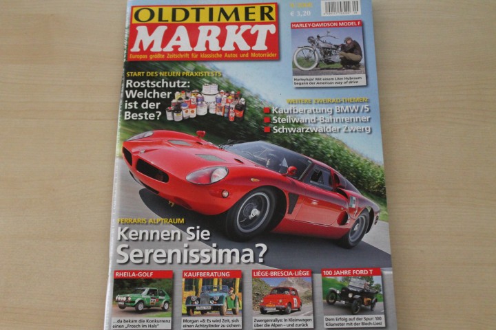 Deckblatt Oldtimer Markt (09/2008)
